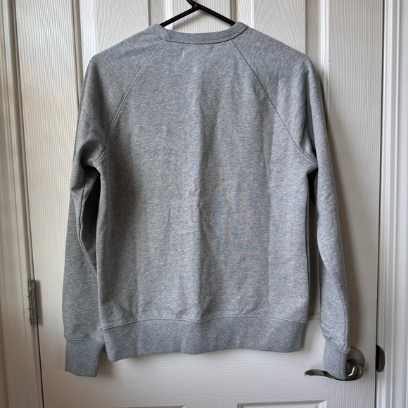 NWT Everlane The French Terry Crewneck Longsleeve Heather Grey XXS neutral - Picture 4 of 12